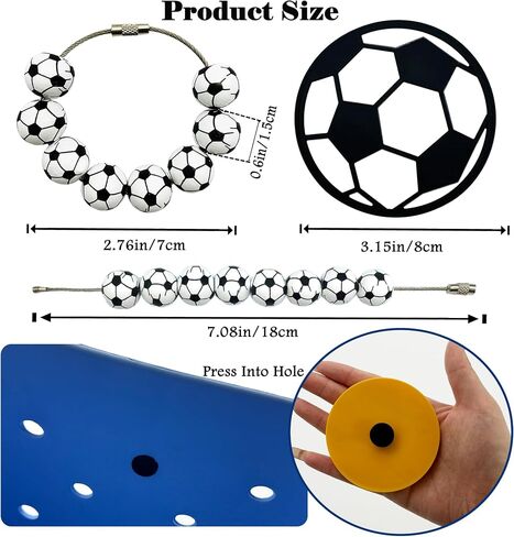 2pcs سحر الرياضة لحقيبة الشاطئ ، وسحر الملحقات Bogg Bag المتوافقة مع حقيبة الشاطئ الأصلية جميع الطرز ، وإدراج ديكورات لأكياس حقيبة اليد الحديثة بسيطة in Kuwait