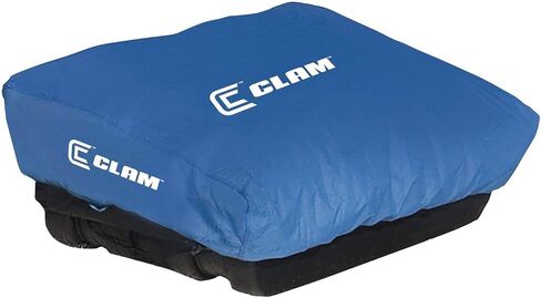 غطاء سفر لصيد الأسماك على الجليد من CLAM 8820 قابل للحمل للاستخدام الخارجي مع جيوب لنماذج المأوى Pro وLegend وLegend XL، غطاء فقط، أزرق in Kuwait