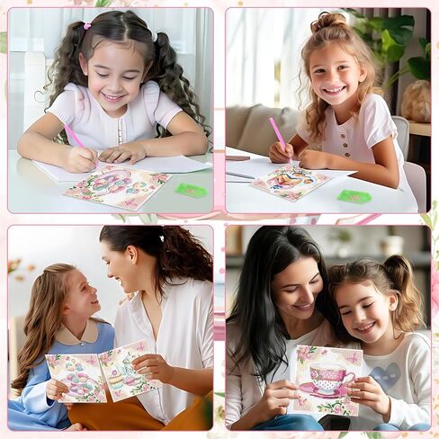 Cheerupp 4 Pcs Dinosaur Diamond Art Kits for Kids, Jungle Safari Animal DIY Creative Diamond Art Sticker Craft by Number for Adults Beginner, Full Round Drill Gem Art for Home Wall Decor in Saudi Arabia