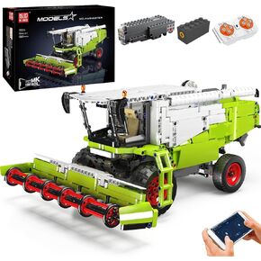 Mould King 17014 RC Tractor Building مجموعات ، 1265 PCS APP/REMOTE CONTROL CONTRY KIT ، مجموعات علوم مركبات شاحنة البناء مع المحرك ، ألعاب الهندسة الجذعية للبنين المراهقين