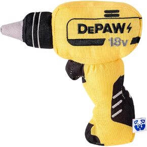 مجموعة أدوات Pawty Tool Paw-er Drill Dog Toy-لعبة إثراء محاكاة ساخرة تفاعلية-هدية عيد ميلاد فريدة من نوعها-جراء صغيرة متوسطة-متعة متينة مضغ المقاومة-صرير ناعم أفخم