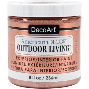 Decoart OutdoorlivingLivingMetllcs8ozrosegld Americana Outdoor Living Metllcs8ozrosegld