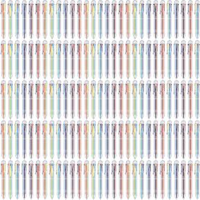 Pens Multicolor Perpoint Multicolor Pener 0.5mm 6-in-1 أقلام أقلام أقلام أقلام أقلام ملونة من أقلام الحبر متعدد الألوان أقلام قوس قزح للممرضات ، أقلام ممرضة الحبر الهلام لمكتب هدايا مدرس المكتب (240 حزمة)