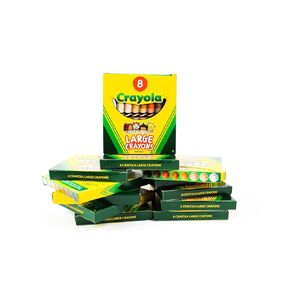 Crayola LLC ملون متعدد الثقافات كبير 8pk (مجموعة من 12)