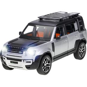 ARCADORA 1:24 Scale Diecast Model Car for Land Rover Defender 110 Pullback Vehicle Toy Collection