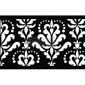 إعادة تصميم مع عصا ونمط دمشقي تزدهر 1 لفة ، 7 "x3yds (6" تصميم) 655350655075