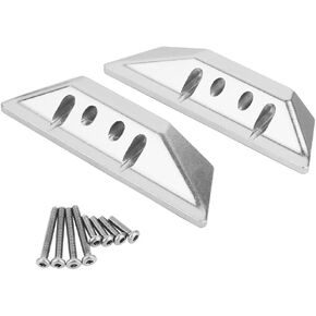 Aluminum Rock Sliders Pedal Side Plate for 1/18 RC Crawler Redcat Ascent-18 Upgrade (Black)