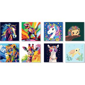 AILIBIBLE 8 Pack Paint by Numbers Kit for Kids