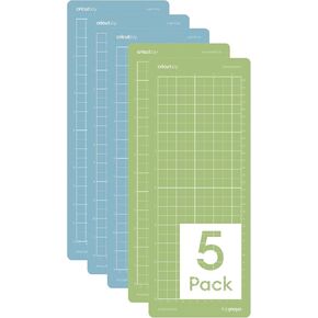 Cricut Joy LightGrip Cutting Mats 4.5" x 12", Reusable Cutting Mat for Crafts with Protective Film, Use with Printer Paper, Vellum, Light Cardstock & More for Cricut Joy (1 Count)