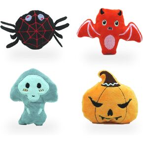 4 PCS Cat Toys ، Horror Halloween theme incten incten Crinkly Catnip Chew Toy ، 3.93 Inter