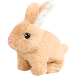 Bunby - My Realistic Bunny Toy, Interactive Plush Rabbit Toy, Electric Bunny with Sounds & Movements(Pink)
