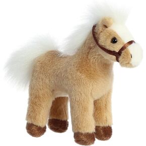 Aurora® الرائع Breyer® Whinny Bits Palomino المحشو بالحيوان - تفاصيل واقعية - مسرحية خيالية - بني 7 بوصات