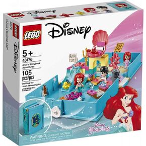 Lego Disney Ariel’s Storybook Adventures 43176 Creative Little Mermaid Building Kit (105 قطعة)