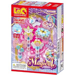 LaQ Sweet Collection Magical | 180 Pieces | 10 Models | Age 5+ | Creative, Educational Construction Toy Block | Made in Japan