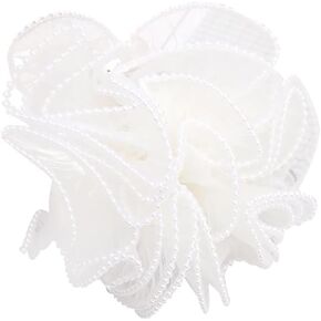 GANPUB White 4.3 Yards Flower Wrapping Mesh Paper Bouquet Floral Packaging Paper Florist Bouquet Wraps Flower Floral Picks Shop Supplies Floral Tapes and Wraps