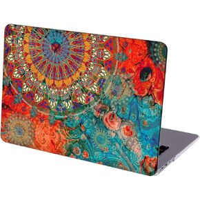 متوافق مع MacBook Pro 13 Inch ، قذيفة واقية صلبة مع غطاء لوحة المفاتيح (M1 A2338 A2289 A2251 A2159 A1989 A1706 A1708 ، 2016-2020) - Mandala - MC7513