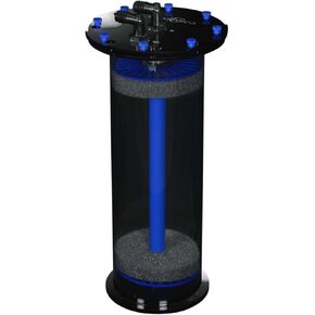 Blue 6-18 Filter Media Chamber Reactor for Aquarium | High Media Volumes with Evenly Distributed Flow Maximize Water Media Contact Time for Freshwater & Saltwater Marine Reef Fish Tank