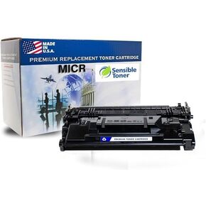 استبدال 87A Micr Microm Check Check Crybrinting Crytridge 87a CF287A لـ LaserJet Pro M501 Enterprise M506 MFP M527 Printers ، مصنوعة في الولايات المتحدة الأمريكية ، و 9000 صفحة أيضًا