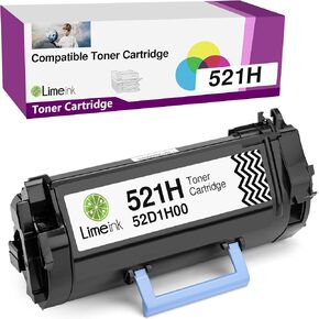 Limeink Compatible Toner Cartridge Replacement for Lexmark 521H 52D1H00 Toner Cartridge for Lexmark MS810 MS810n MS810dn MS810de MS811 MS811n MS811dn MS811dtn MS812dn MS710 MS710n MS711 MS711dn Black