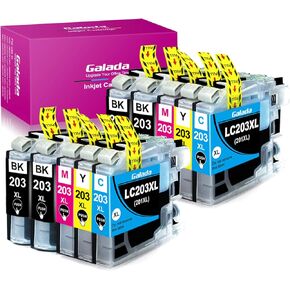 GALADA COMPATIBLE CARTRIDGE PROPENT FOR LC201 LC203 XL LC203XL لـ MFC J480DW MFC J485DW MFC J880DW MFC J460DW MFC J4620DW MFC J4420DW MFC J5520DW MFC J680DD