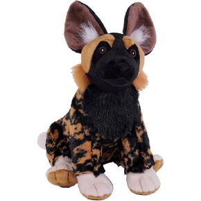 Wild Republic Cuddlekins Eco African Wild Dog ، حيوان محشو ، 12 بوصة ، لعبة أفخم ، تعبئة زجاجات المياه المعاد تدويرها ، ودية للبيئة