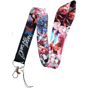 Pinstant Darling In The Franxx Anime 17.7" Neck Lanyard Keychain Holder ID Badge Mobile Phone Pin Strap