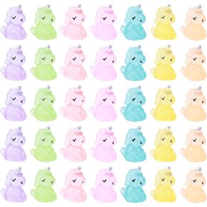 35Pcs Luminous Mini Resin Animals, Miniature Animals Figurines, Glow in The Dark Tiny Animal Ornament for Garden Landscape Aquarium Dollhouse Birthday Party Room Crafts Decor