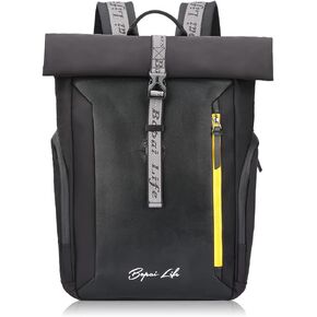 حقيبة الظهر Bopai Laptop 15.6 بوصة حقيبة ظهر للسفر للرجال خفيفة الوزن النهار Daypack Backpack Backpack Backpack Propack Propack Backpack Backpack كبيرة السعة متعددة الوظائف على ظهر حقيبة ظهر أعلى