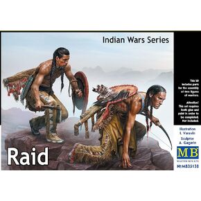 طراز بلاستيك بناء مجموعة الحروب الهندية RAID 1/35 Master Box 35138 + هدية