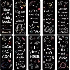 100 Pcs Double-Sided Motivational Bookmarks – 7x2.5 Inch Cute Reading Incentives for Students, Teens & Classrooms | Fun Teacher Supplies & Book Lover Gifts