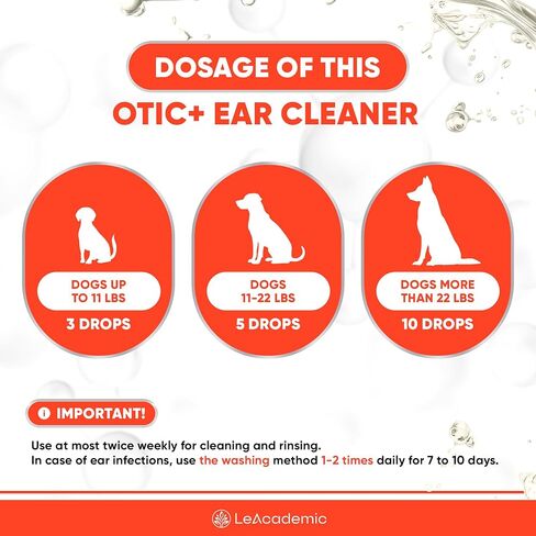 Cat Ear Cleaner | Cat Ear Infection Treatment | OTIC+ Silver Cleaner and Chlorhexidine Wash | Great Solution for Kitties Otic Itching, Irritation & Wounds | 2 Oz in Saudi Arabia