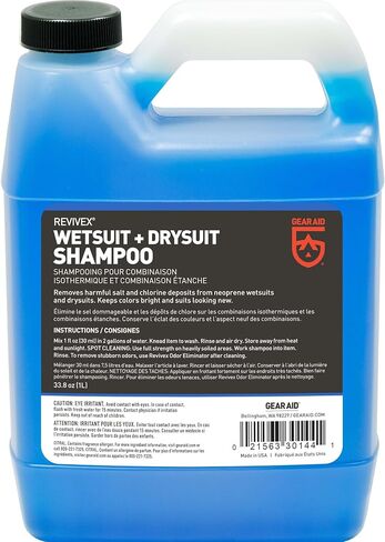 GEAR AID Wetsuit Shampoo and BCD Cleaner for Neoprene and Scuba Equipment, Removes Salt, and Residue, Deluxe Kit in Saudi Arabia