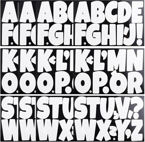 3 Inch Gold Vinyl Letters Stickers,Large Alphabet Sticker for Scrapbook,Mailbox,Bullet Boards,Notices,Features Waterproof and Removable in Saudi Arabia