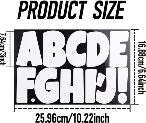 3 Inch Gold Vinyl Letters Stickers,Large Alphabet Sticker for Scrapbook,Mailbox,Bullet Boards,Notices,Features Waterproof and Removable in Saudi Arabia