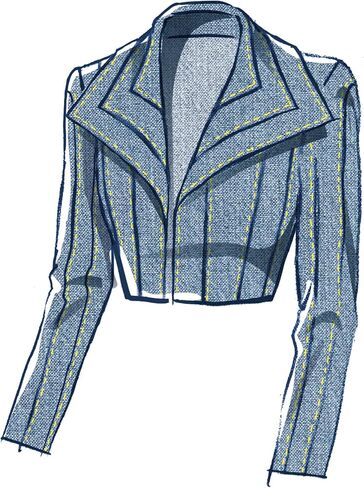 McCall's M8533K5 Misses' Boleros and Jacket Sewing Pattern Packet, Design Code M8533, Sizes 8-10-12-14-16 in Saudi Arabia