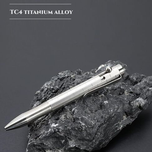 قلم الترباس من التيتانيوم 4.92 "قلم حبر مع مقطع جيب قابل لإعادة الملء in Kuwait