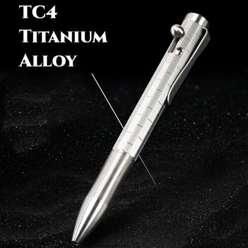 قلم الترباس من التيتانيوم 4.92 "قلم حبر مع مقطع جيب قابل لإعادة الملء in Kuwait