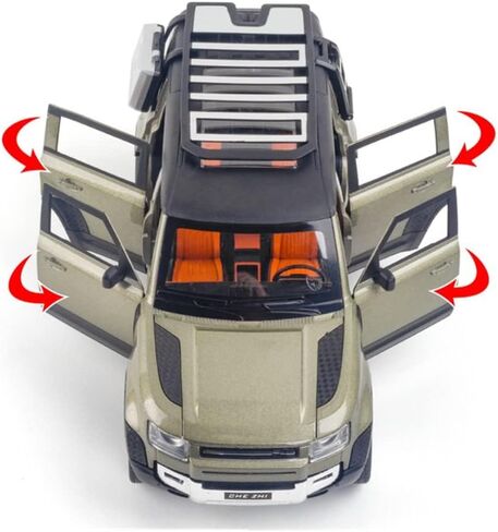 Arcadora 1:24 Scale Diecast Model Car لـ Land Rover Defender 110 Collection Toy Toy Collection in Kuwait