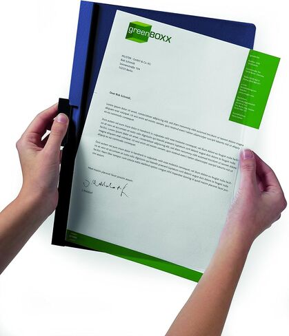 DURABLE Report Cover with DURACLIP, Letter-size, Holds Up to 30 Pages, Clear Cover/Maroon, 25 per Box (220331) in Saudi Arabia