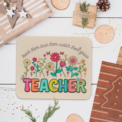 Teacher Appreciation Gifts - Floral Square Mouse Pads for Office Working, 9.57.9 in in Saudi Arabia
