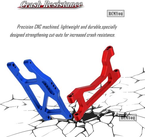 RC Suspension Arms Upgrades Part for 1/10 WideMaxx，Aluminum Upper Suspension Arms & Lower Suspension Kits Hops Up Set for Model# 89086-4,Replace #8995X (Navy Blue) in Saudi Arabia