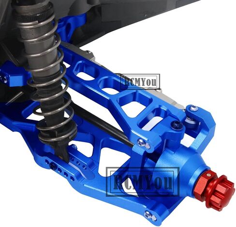RC Suspension Arms Upgrades Part for 1/10 WideMaxx，Aluminum Upper Suspension Arms & Lower Suspension Kits Hops Up Set for Model# 89086-4,Replace #8995X (Navy Blue) in Saudi Arabia