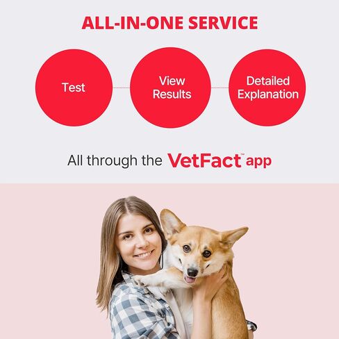 [5 Kits] Free Mobile App (iOS, Android) Urine Test Strips for Dogs & Cats, Renal Function Test at Home, Easy-to- Use ; Support English, Spanish, Korean, and Japanese in Saudi Arabia