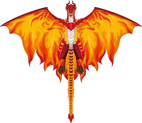 Crogift Dragonfly Kites, Large Kites for Kids Age 8-12 Kids & Adults, Extremely Easy to Fly Best Kites for Beginners Great Beach Toys Gift for Easter (Green) in Kuwait