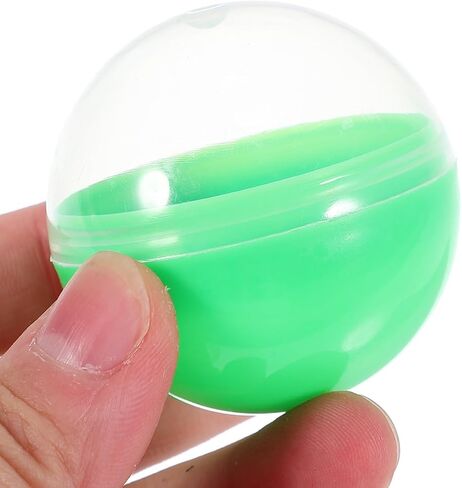 50PCS Gumball Vending Machine Capsules Egg Shell Easter Candy Storage Box 1.1 Inch Empty Vending Machine Capsules Fillable Prize Balls Capsules in Saudi Arabia