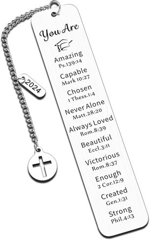 Christian Graduation Gifts Bookmarks Graduation Gifts for Girls Boys Religious Gifts for Women Men Class of 2024 Preschool High School College Graduation Gifts for Her 2024 Graduation Party Favors in Saudi Arabia