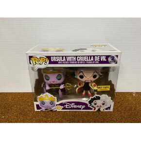 فونكو بوب! Disney Ursula مع Cruella de Vil الحصري فينيل الشكل 2 حزمة