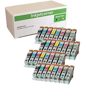 Inkjetcorner Compatible Ink Cartridges Replacement for CLI-42 CLI42 for use with Pro-100 Pro 100 (4 Black, 4 Cyan, 4 Magenta, 4 Yellow, 4 Photo Cyan, 4 Photo Magenta, 4 Gray, 4 Light Gray, 32-Pack)