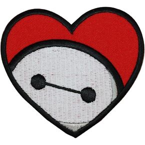 Big Hero 6 Baymax Heart Iron-on Patch DIY Disney Apparel Thork Childs