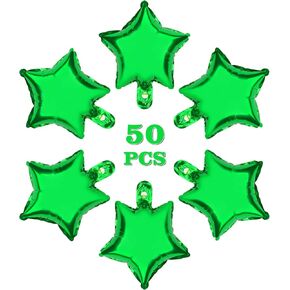 البالونات Moukiween Star ، 50 قطعة 10 بوصة بالونات رقائق الذهب النجوم لحفلة عيد الميلاد ، حفل التخرج ، حفل زفاف ، زينة حفلات التوقيع